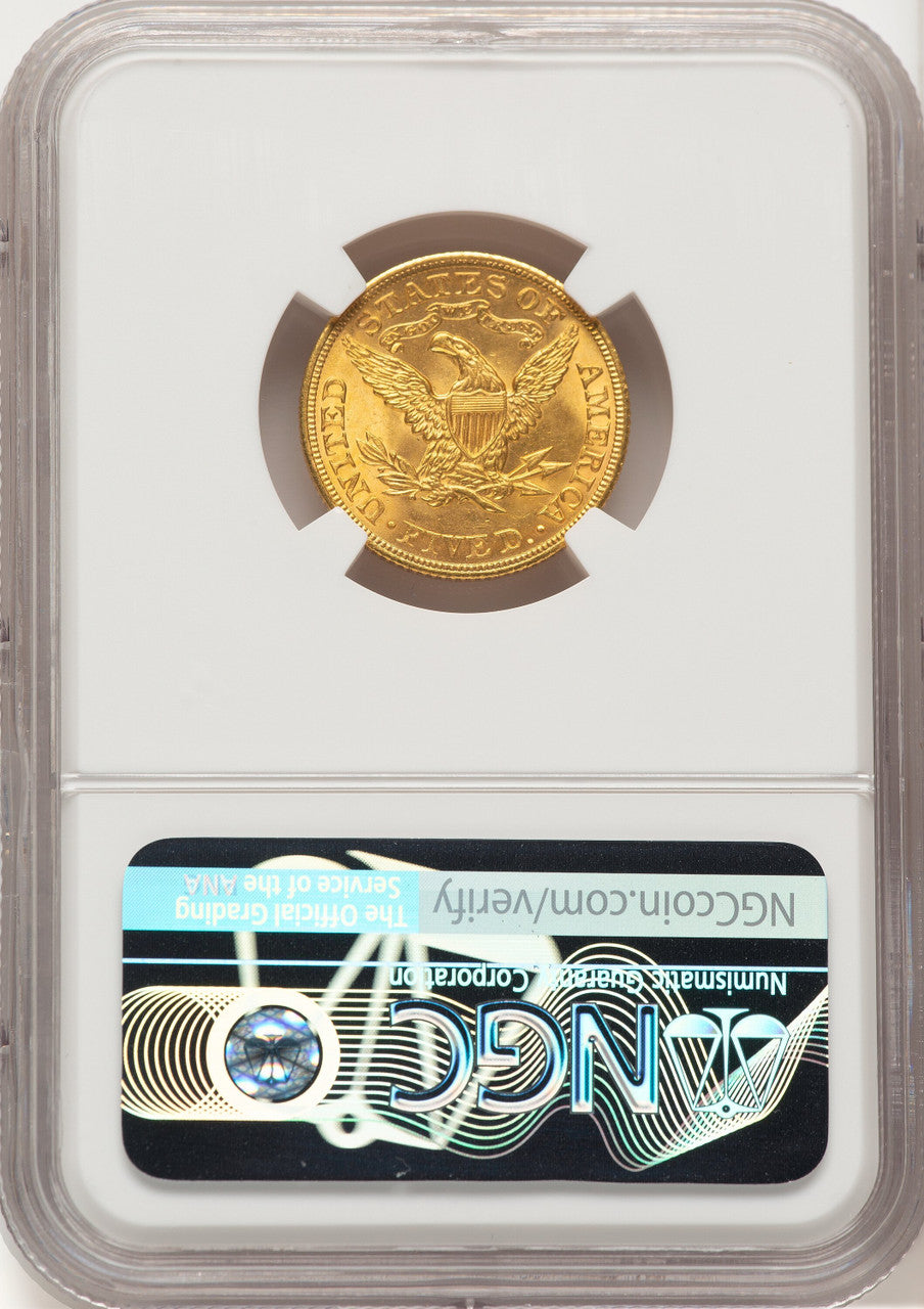1904 $5 Liberty Half Eagle NGC MS65
