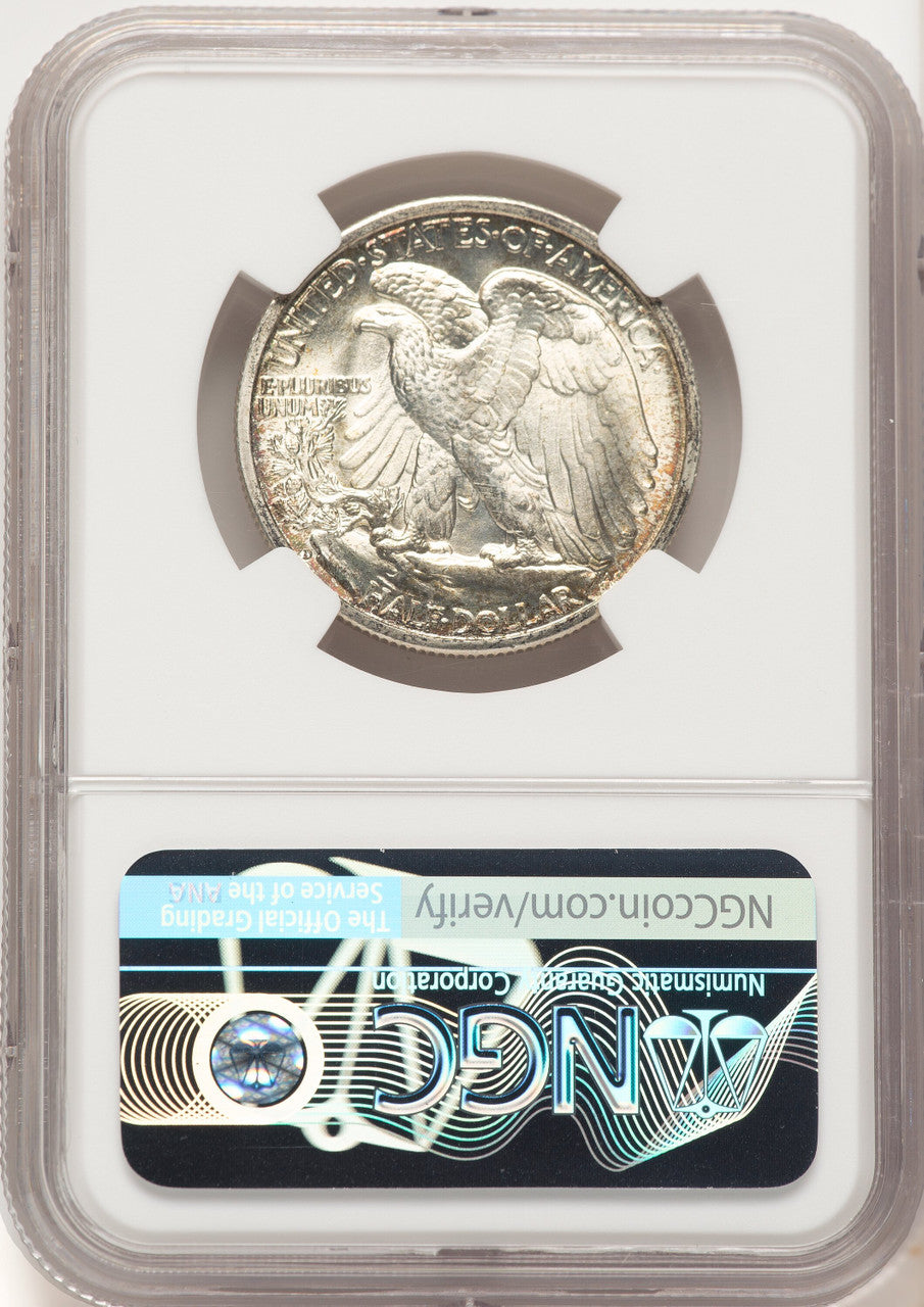 1944-D 50C Walking Liberty Half Dollar NGC MS67+ (780147004)