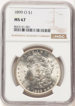 1899-O Morgan Dollar NGC MS67 (780147010)