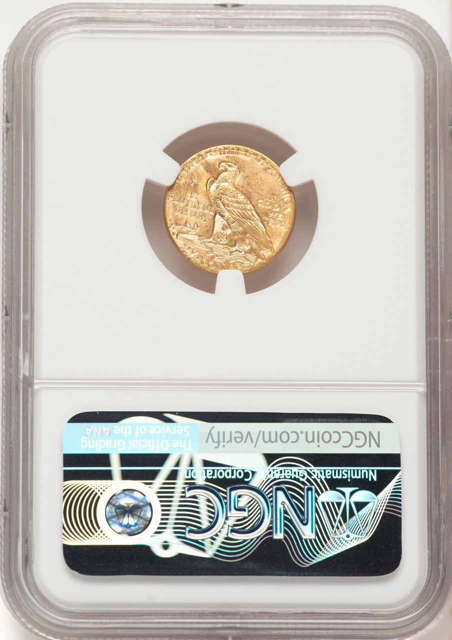 1925-D $2.50 Indian Quarter Eagle NGC MS66 (780150004)