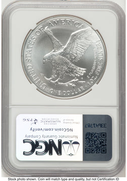 2024 Silver Eagle Brown Label NGC MS70