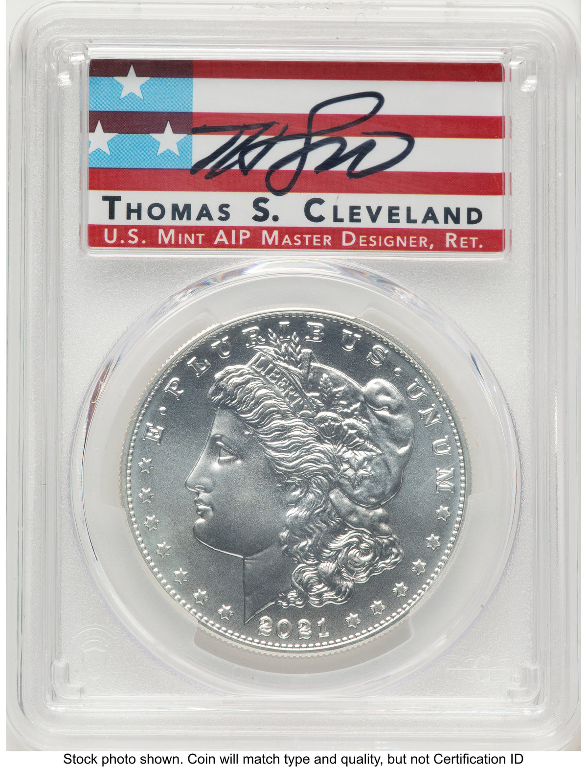 2021-D Morgan Dollar AR Thomas Cleveland Americana PCGS MS70