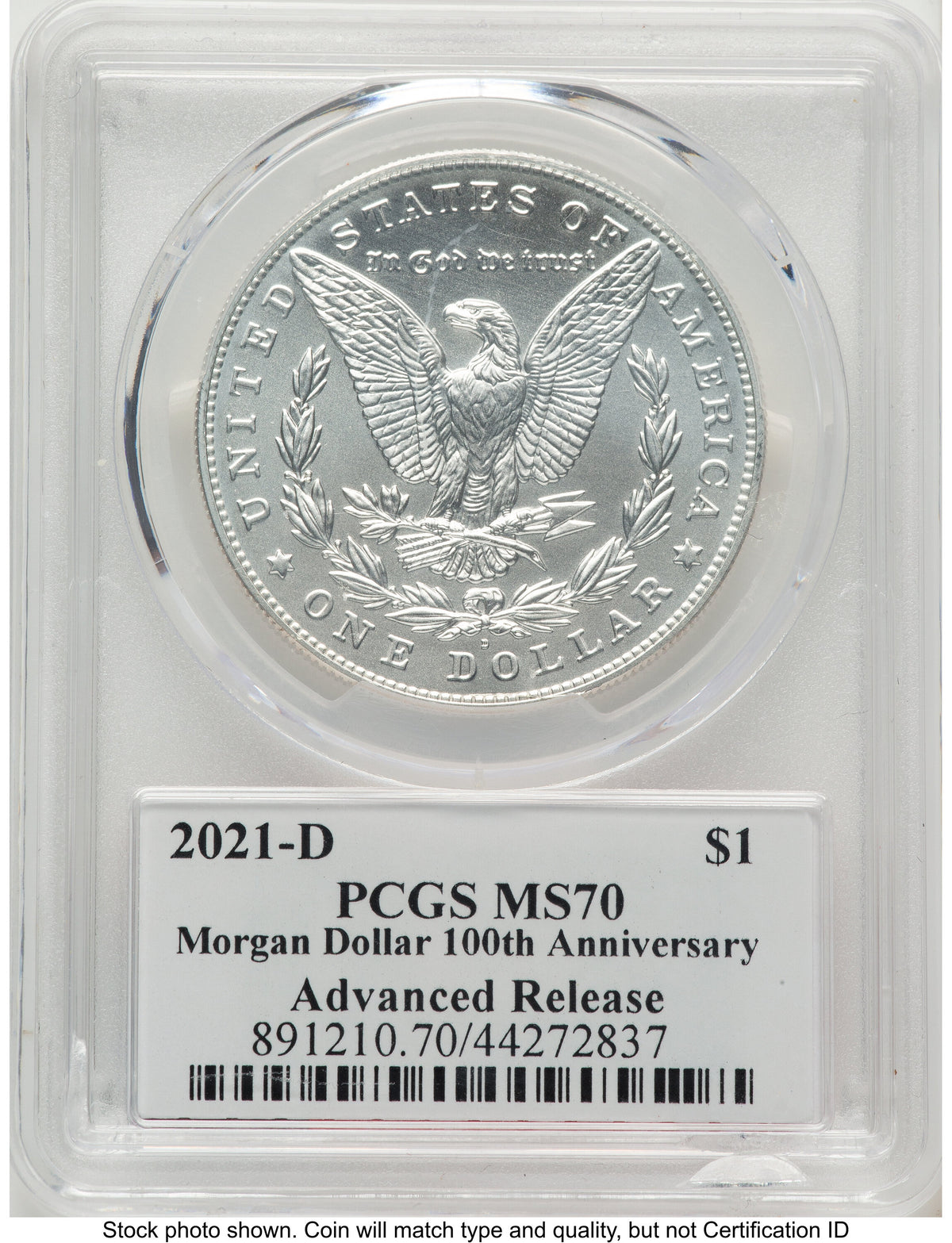 2021-D Morgan Dollar AR Thomas Cleveland Americana PCGS MS70