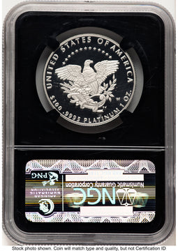 2005-W Proof Platinum Eagle 1 oz American Liberty Series Label NGC PF70