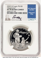 2020-W Proof Platinum Eagle 1 oz NGC PF70 Ed Moy