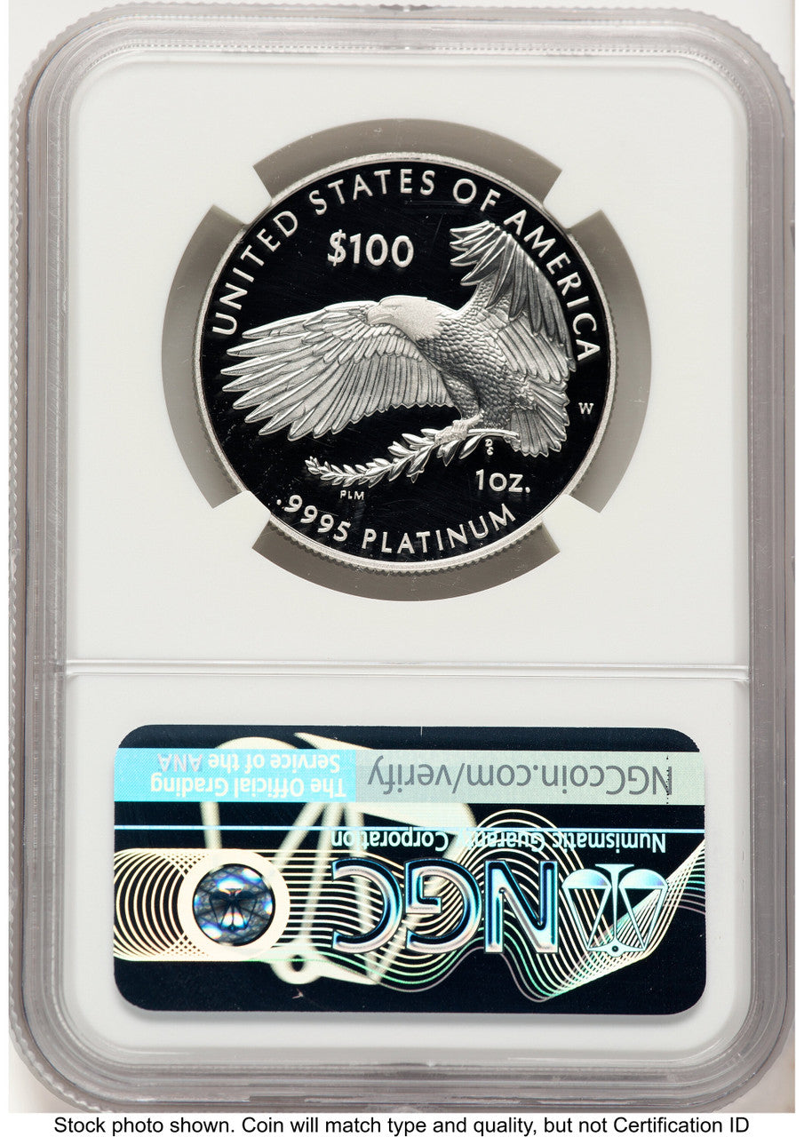 2020-W Proof Platinum Eagle 1 oz NGC PF70 Ed Moy