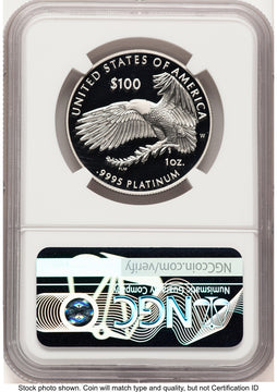 2020-W Proof Platinum Eagle 1 oz Brown Label NGC PF70