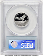 2000-W Proof Platinum Eagle 1/4 oz Blue Label PCGS PR70