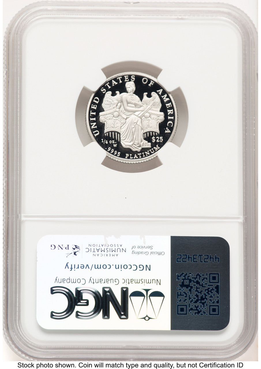 2006-W Proof Platinum Eagle 1/4 oz Brown Label NGC PF70 (780249116)