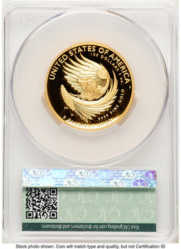 2025-W G$100 American Liberty High Relief Advanced Delivery Ron Drzewucki CACG PR70