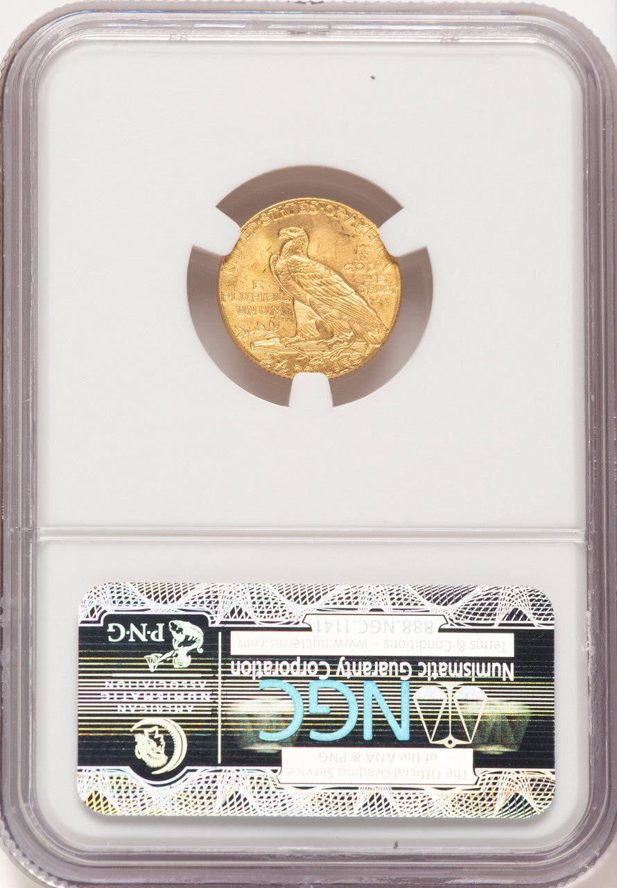 1927 $2.50 Indian Quarter Eagle NGC MS65 (780317006)