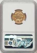 1867 $3 Three Dollar Gold Pieces NGC AU55