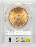 1895 $20 Liberty Double Eagle PCGS MS64+