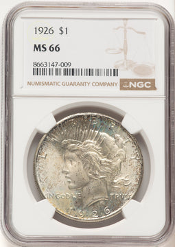 1926 Peace Dollar NGC MS66 (780378005)