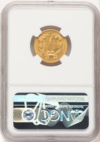 1860 $3 Three Dollar Gold Pieces NGC AU58 (780378007)