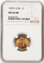 1909-S 1C VDB RB Lincoln Cent NGC MS65 (780384001)