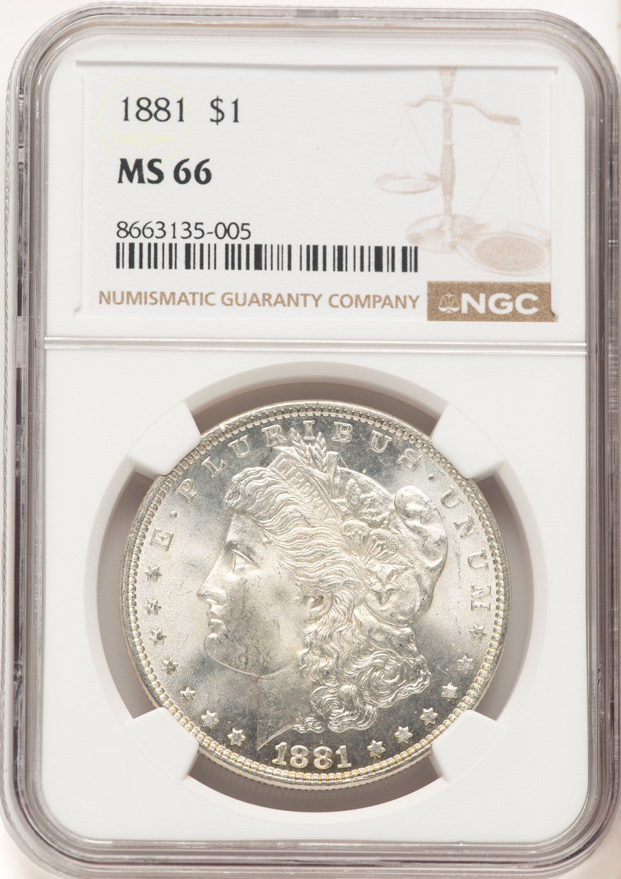 1881 Morgan Dollar NGC MS66 (780390001)