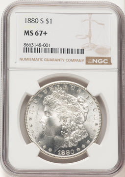 1880-S Morgan Dollar NGC MS67+ (780390012)