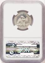 1850 25C Seated Quarter NGC MS65