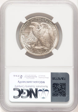 1940-S 50C Walking Liberty Half Dollar NGC MS67 (780394015)