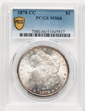 1878-CC Morgan Dollar PCGS MS66 (780394029)