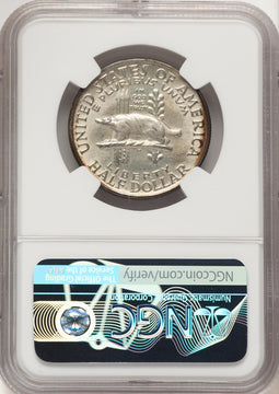 1936 50C Wisconsin Commemorative Silver NGC MS68 (780397006)