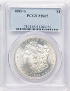 1885-S Morgan Dollar PCGS MS65 (780405013)