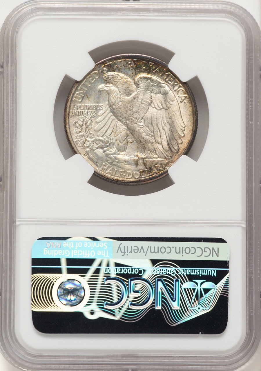 1928-S 50C Walking Liberty Half Dollar NGC MS66+