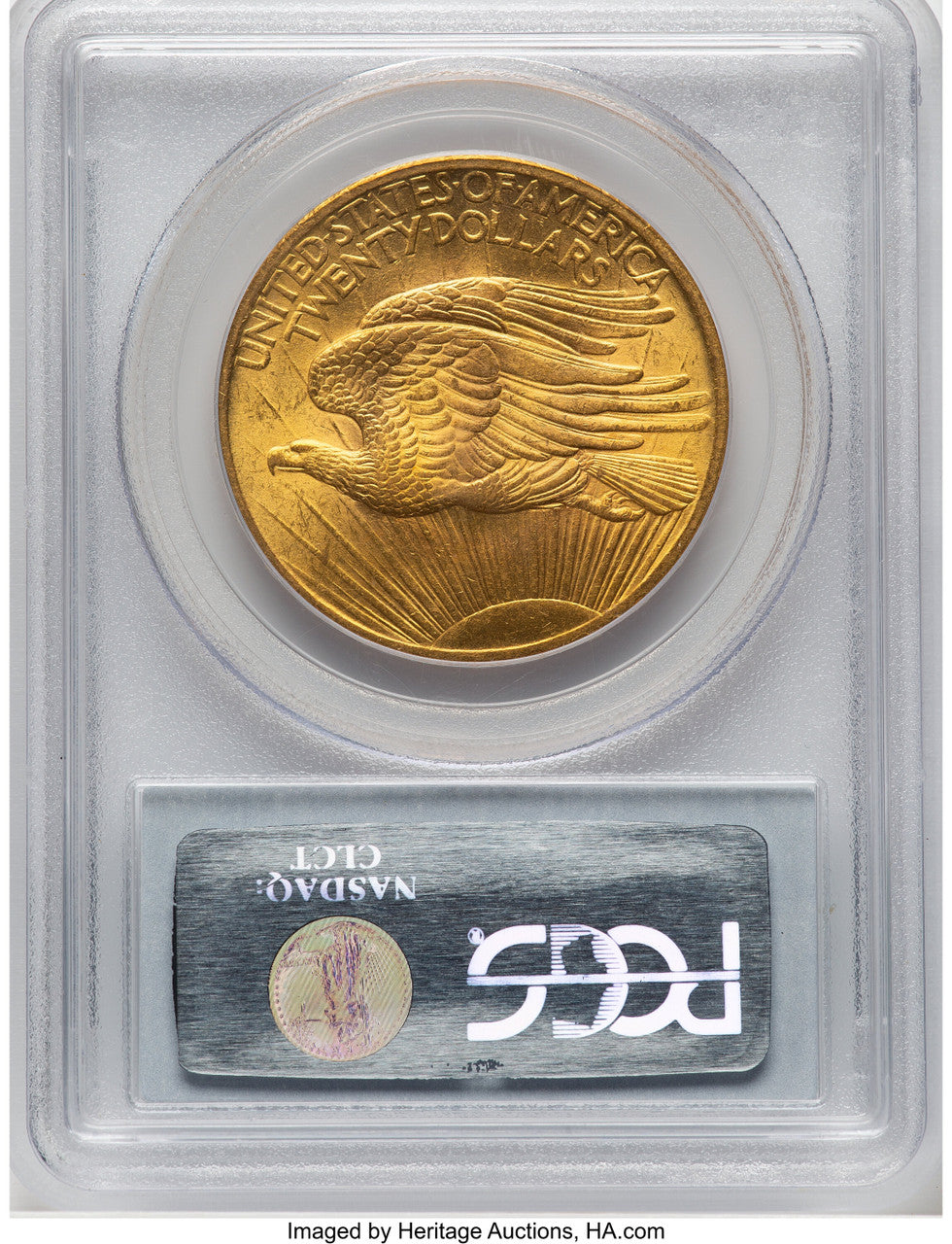 1907 $20 Saint CAC Saint-Gaudens Double Eagle PCGS MS64 (780411019)