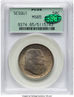 1926 50C Sesquicentennial CAC Commemorative Silver PCGS MS65