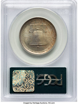 1926 50C Sesquicentennial CAC Commemorative Silver PCGS MS65