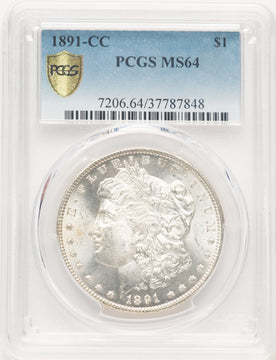 1891-CC Morgan Dollar PCGS MS64 (780417001)