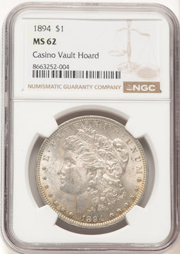1894 Morgan Dollar NGC MS62 (780417004)