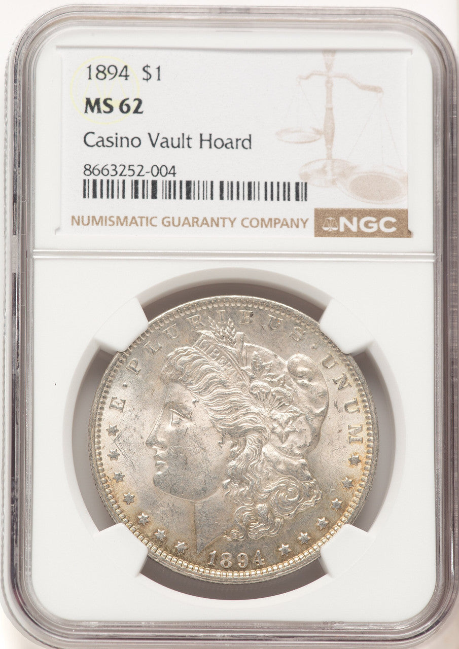 1894 Morgan Dollar NGC MS62 (780417004)