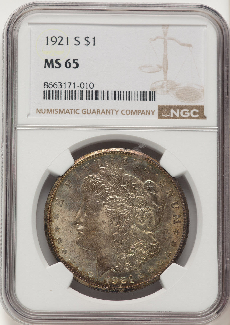 1921-S Morgan Dollar NGC MS65 (780417019)