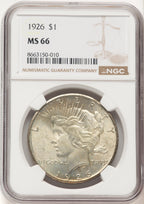 1926 Peace Dollar NGC MS66 (780417020)