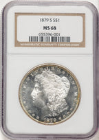 1879-S Morgan Dollar NGC MS68 (780419001)