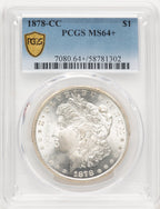 1878-CC Morgan Dollar PCGS MS64+