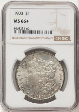 1903 Morgan Dollar NGC MS66+