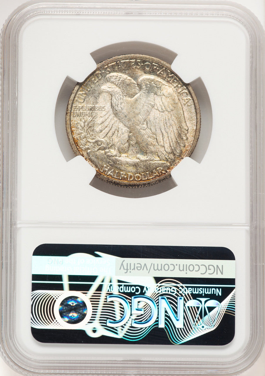 1927-S 50C Walking Liberty Half Dollar NGC MS65 (780437001)