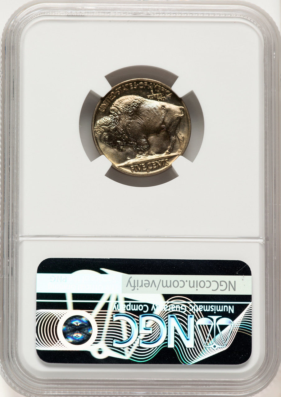 1937-D 5C Buffalo Nickel NGC MS67 (780451004)