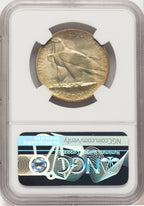1935 50C Connecticut Commemorative Silver NGC MS67+