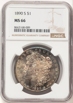 1890-S Morgan Dollar NGC MS66 (780451010)