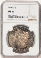 1890-S Morgan Dollar NGC MS66 (780451010)