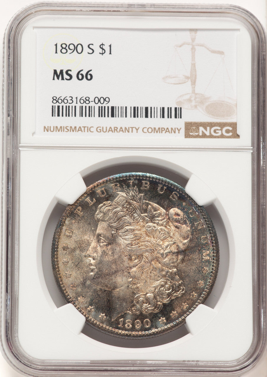 1890-S Morgan Dollar NGC MS66 (780451010)