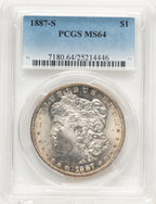 1887-S Morgan Dollar PCGS MS64 (780452007)