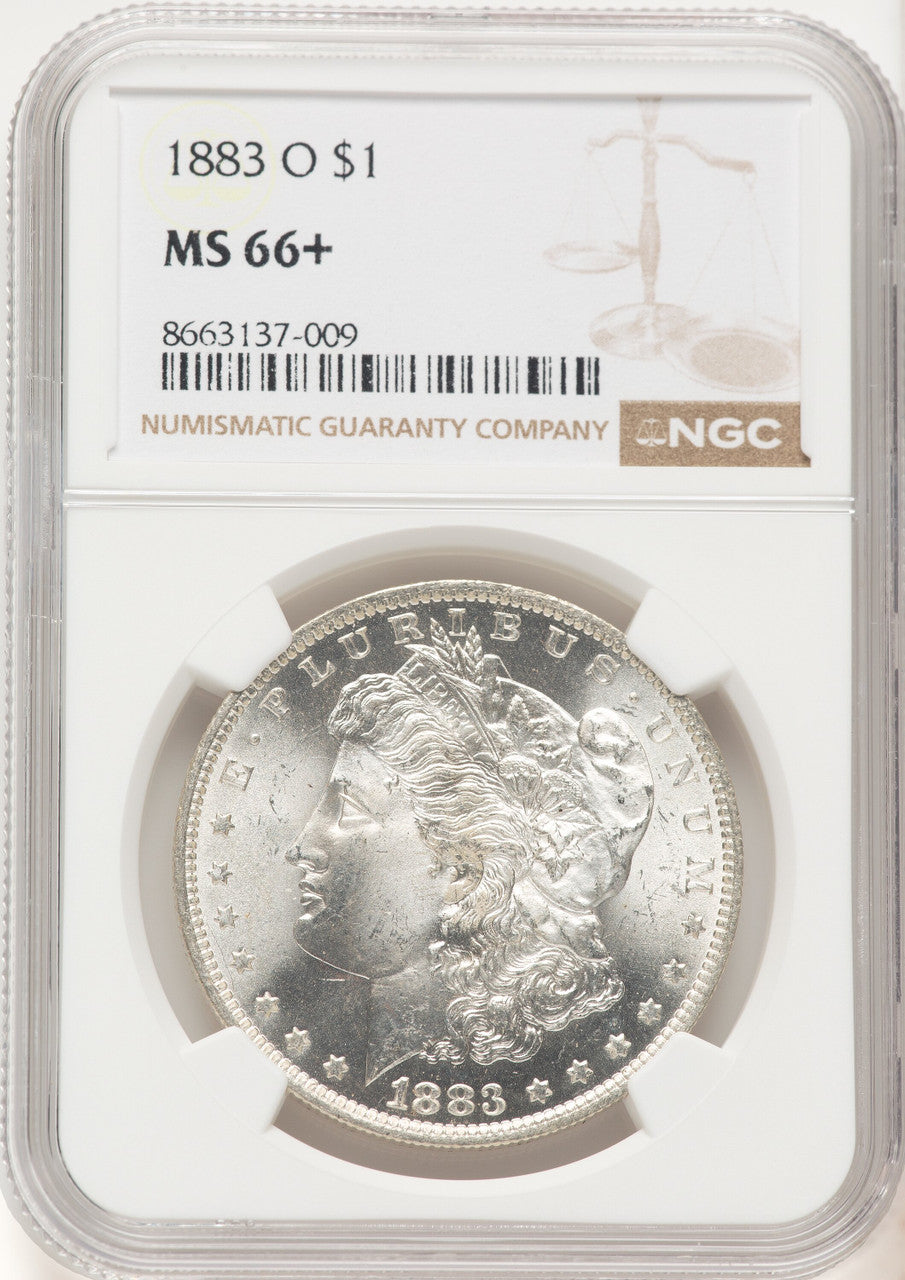 1883-O Morgan Dollar NGC MS66+