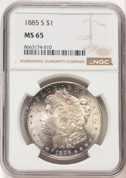 1885-S Morgan Dollar NGC MS65 (780454011)