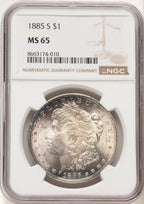 1885-S Morgan Dollar NGC MS65 (780454011)