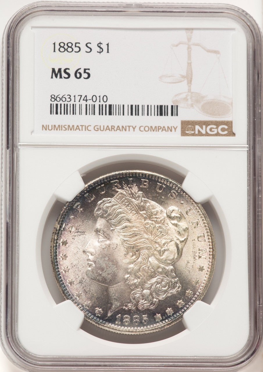 1885-S Morgan Dollar NGC MS65 (780454011)